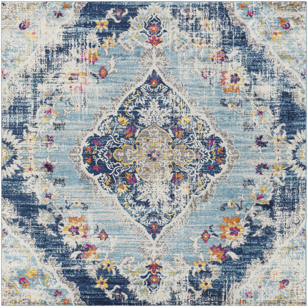 Wallsburg Blue Area Rug