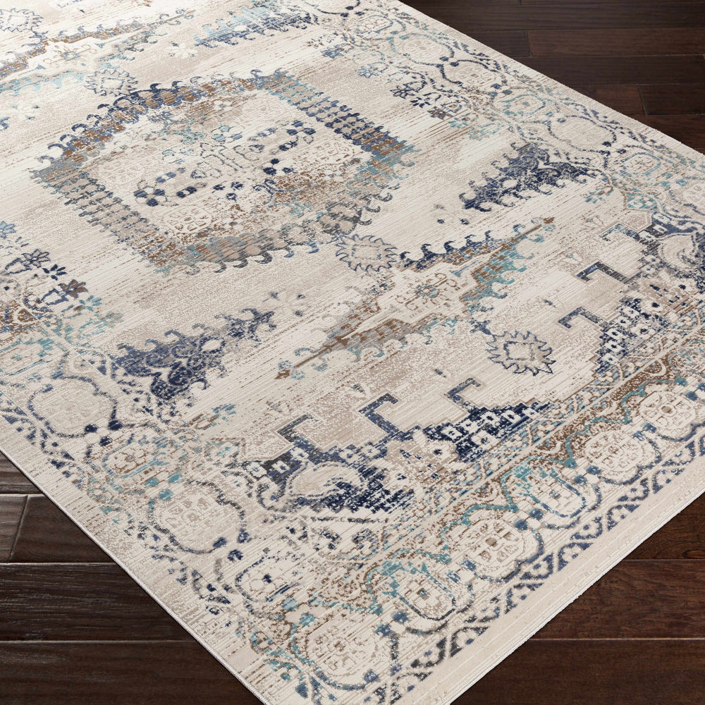 Wem Faded Neutral Area Rug - Clearance