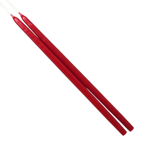 Mole Hollow Half Sized Taper Pair (Sweetheart Red) - 10 Inch