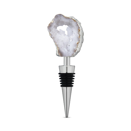 White-geode-bottle-stopper-by-twine®-Bottle-Stoppers-&-Savers