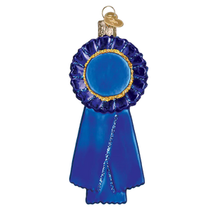 Old World Christmas Blue Ribbon