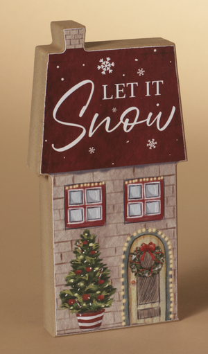 Wooden Holiday House Block -