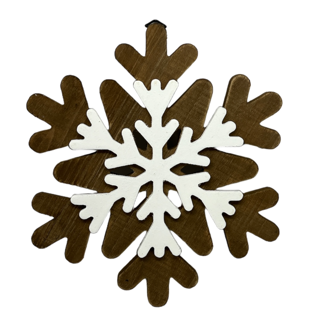 Wood Layered Snowflake Decor -
