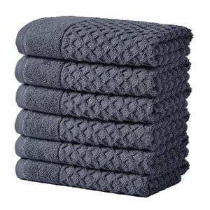 Cotton Diamond Waffle Weave Bath Towel Set - Grayson Collection