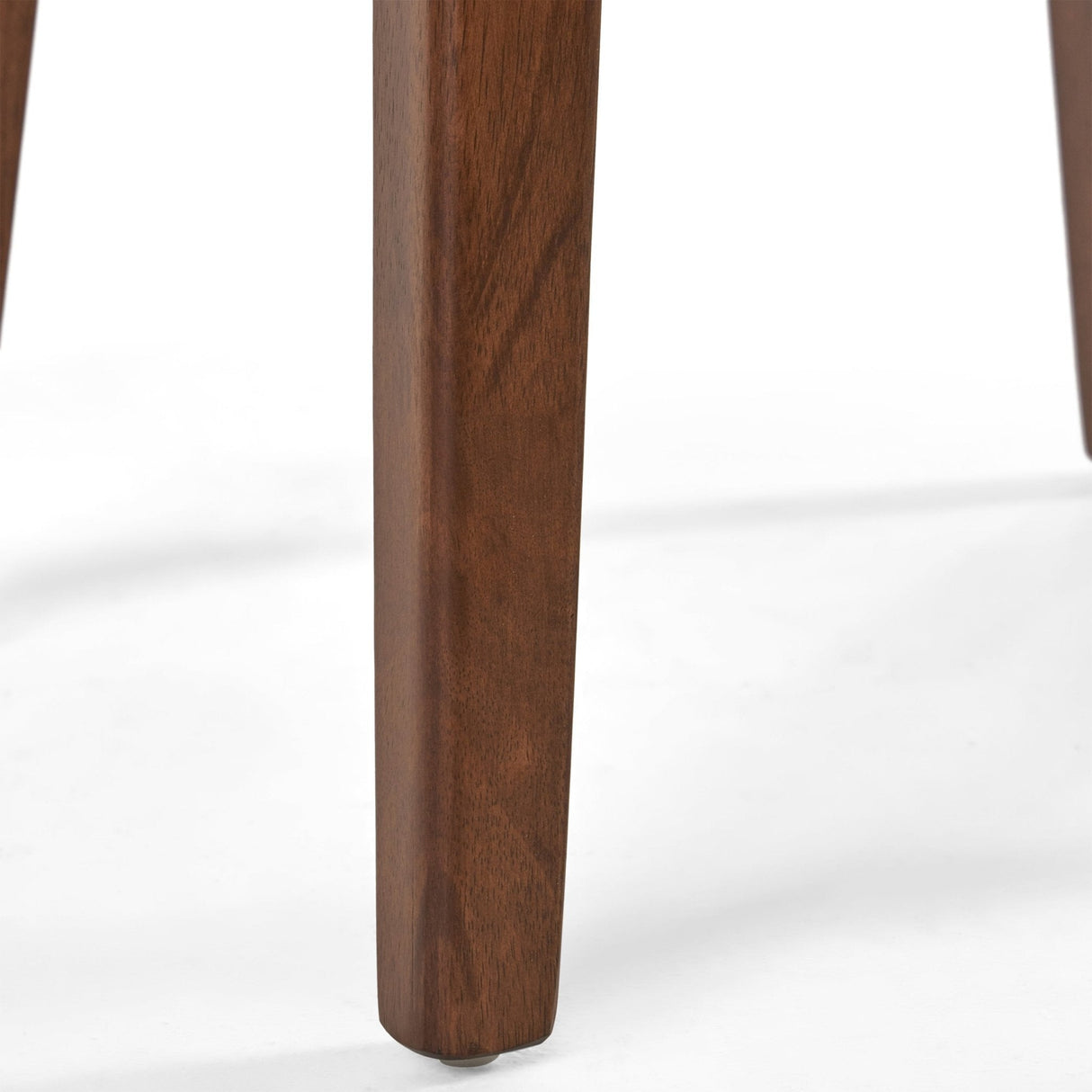 Wood Counter Stool with Armless Design and Footrest, Set of 2 - Counter Stools