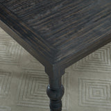 Wood Dining Table with Turned Leg and Rectangle Top - Dining Tables
