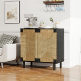 Wood Sideboard with 2 Doors and Adjustable Shelf - Buffets & Sideboards