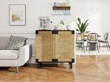 Wood Sideboard with 2 Doors and Adjustable Shelf - Buffets & Sideboards