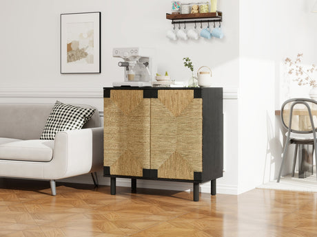 Wood Sideboard with 2 Doors and Adjustable Shelf - Buffets & Sideboards