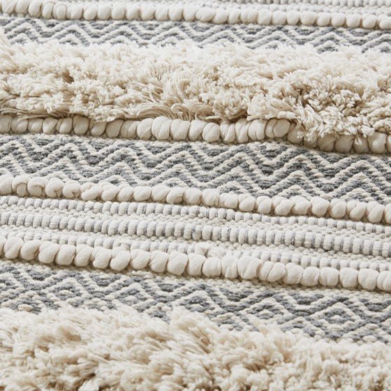 Woven texture stripe bath rug - Tuesday Morning - Bathroom Rugs
