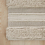 Woven texture stripe bath rug - Tuesday Morning - Bathroom Rugs
