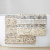 Woven texture stripe bath rug - Tuesday Morning - Bathroom Rugs