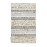 Woven texture stripe bath rug - Tuesday Morning - Bathroom Rugs