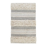Woven texture stripe bath rug - Tuesday Morning - Bathroom Rugs