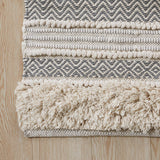 Woven texture stripe bath rug - Tuesday Morning - Bathroom Rugs