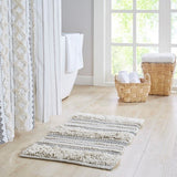 Woven texture stripe bath rug - Tuesday Morning - Bathroom Rugs