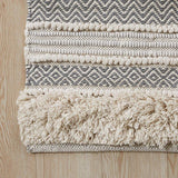 Woven texture stripe bath rug - Tuesday Morning - Bathroom Rugs