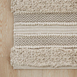 Woven texture stripe bath rug - Tuesday Morning - Bathroom Rugs