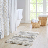 Woven texture stripe bath rug - Tuesday Morning - Bathroom Rugs