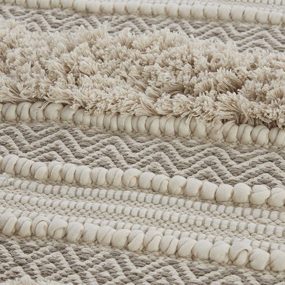 Woven texture stripe bath rug - Tuesday Morning - Bathroom Rugs
