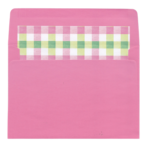 Love You Mom Floral Gingham - Mother's Day Card