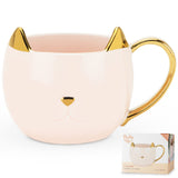 Chloe pink cat mug