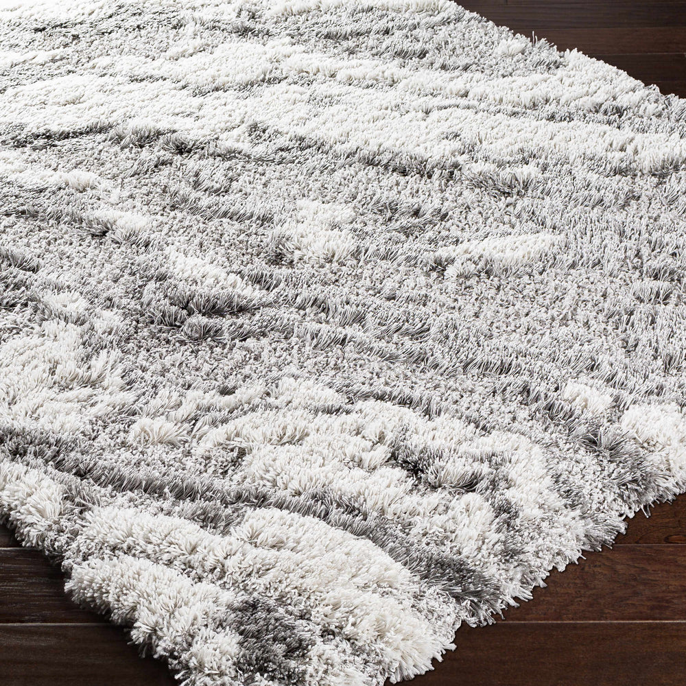 Ashtucna Gray Cloudy Shag Rug
