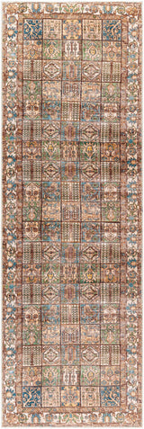 Watermount Washable Aztec Style Area Rug - Clearance