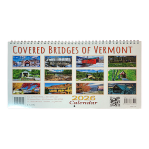 2026 Covered Bridges Panoramic Wall Calendar
