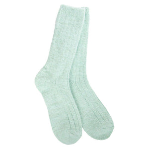 Weekend Ragg Feather Crew - Frosty Green