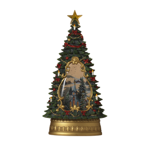 Lighted Tree Spinning Waterglobe -