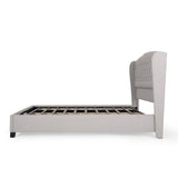 Button Tufted Wingback Bed