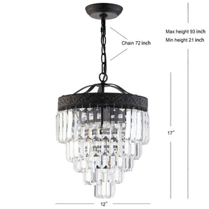 Wyatt 2 - light crystal led chandelier - Tuesday Morning - Chandeliers