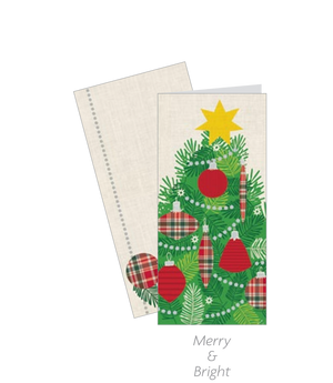 Tall Traditions 16 Count Cards - Tartan Ornaments