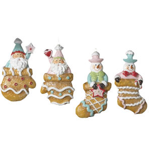 Whimsical Gingerbread Stocking Ornament -