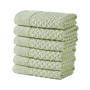 Cotton Diamond Waffle Weave Bath Towel Set - Grayson Collection