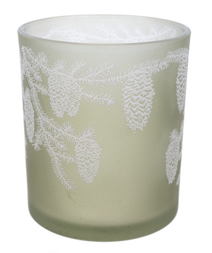 Pine & Acorn Tealight Holder -