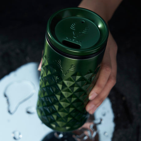 Paragon stainless steel highball tumbler in green viski®