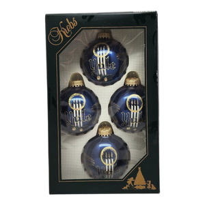 Krebs Value Glass Ball 4 pack - Yule Tide