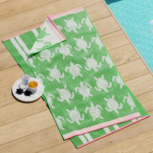 Cotton Velour Beach Towels 2-Pack - Maui Collection