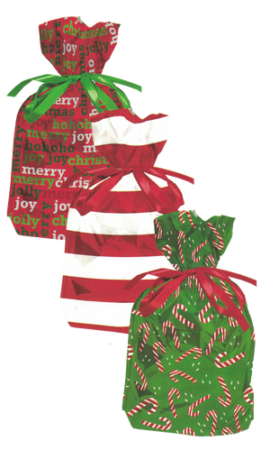 Large Pull String Gift Bag - 3 Pack