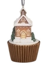 Lighted Gingerbread House Ornament - Chalet