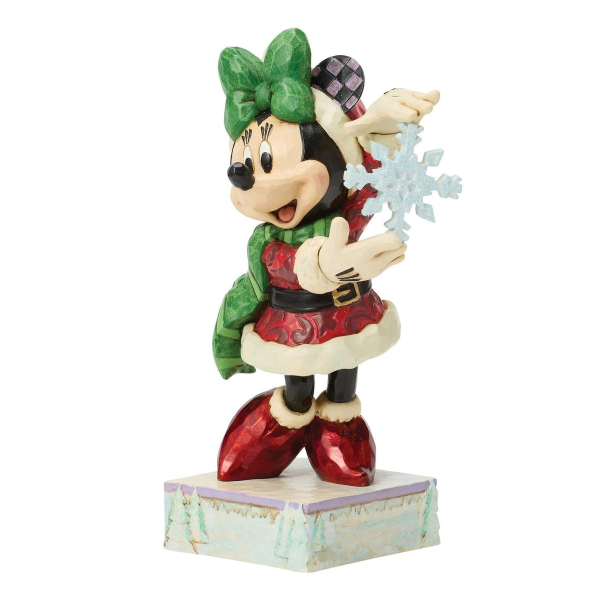 Minnie with Snowflake Figurine – Disney Traditions