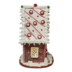 Whimsical Lighted Gingerbread Cottage