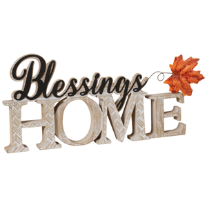 "Blessings Home" Tabletop Sign - 16 Inch
