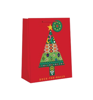 Whimsical Giftbag - Colorful Tree - Medium