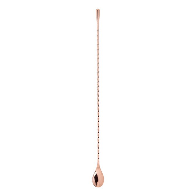 Summit-40cm-weighted-barspoon-in-copper-viski®-Cocktail-&-Barware-Tool-Sets