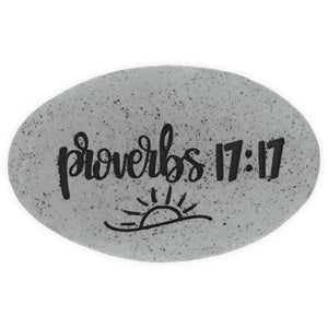 Proverb Stone - A Friend Loves at all Times