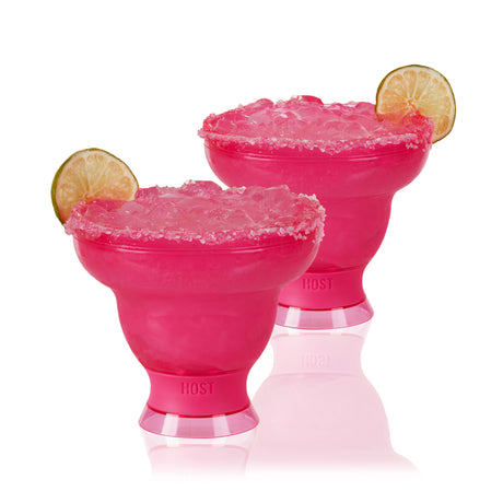 Margarita FREEZE™ Cooling Cups – Set of 2 Insulated Stemless Margarita Glasses (12 oz)