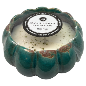 Small Petal Bowl  Soy Candle - Thai Pear